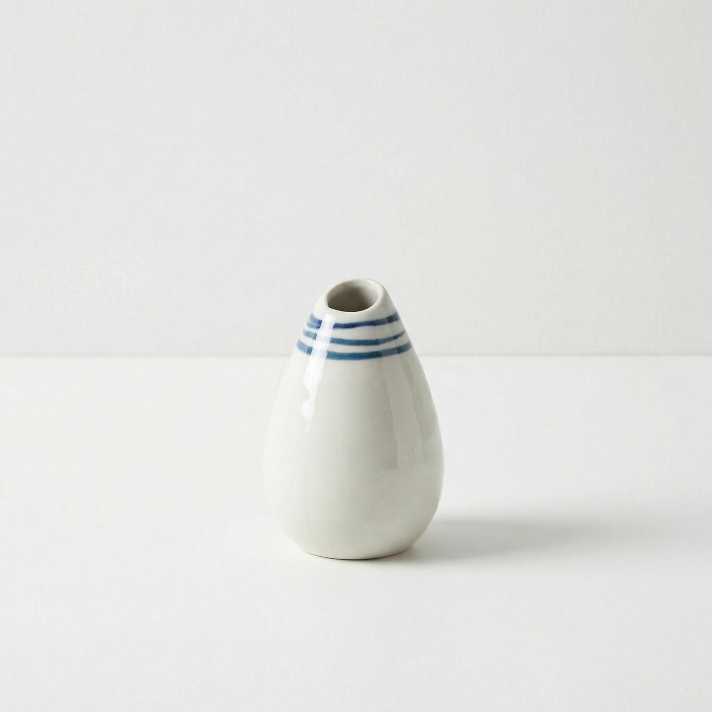Small Striped Bud Vase