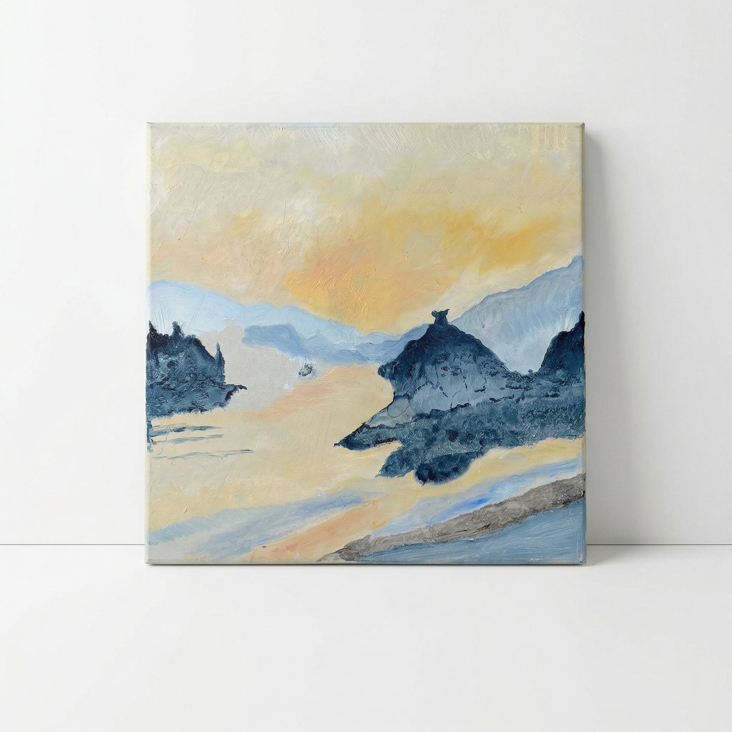 Small Abstract Landscape Canvas