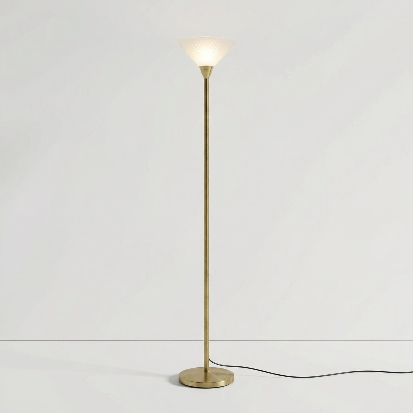 Brass Uplighter Floor Lamp