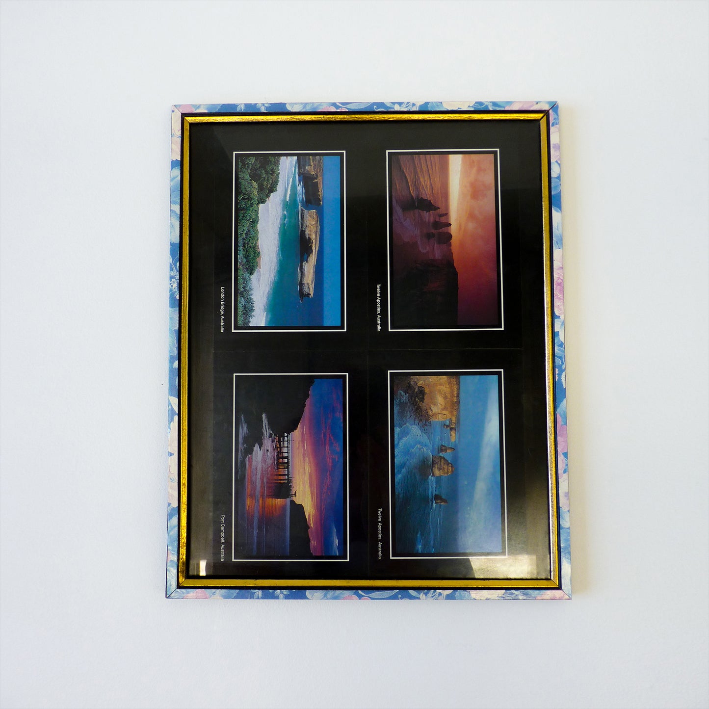 Floral & Gold Picture Frame