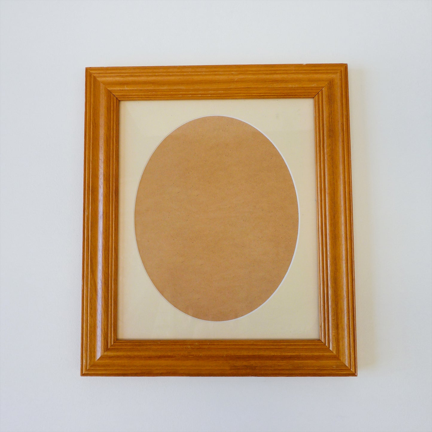 Timber Picture Frame with Oval Inlay