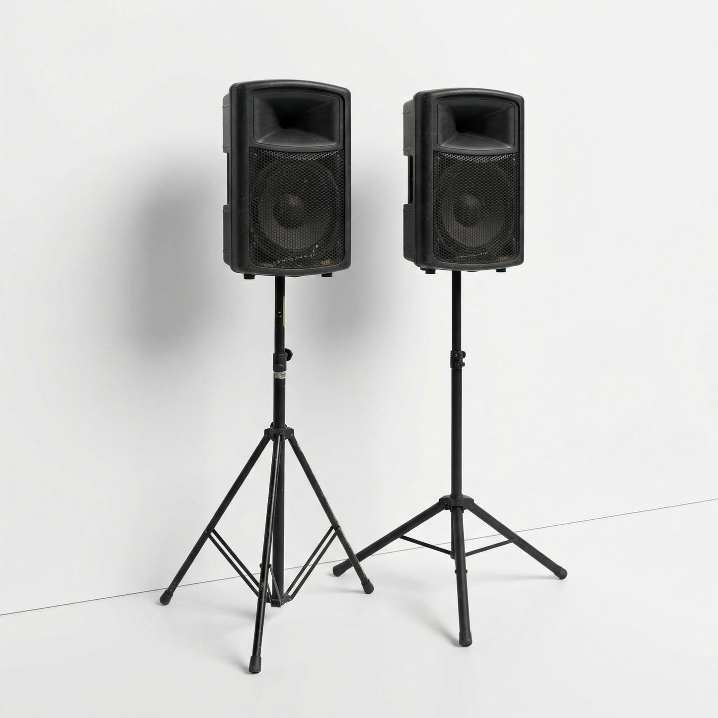 PA Speakers on Stands