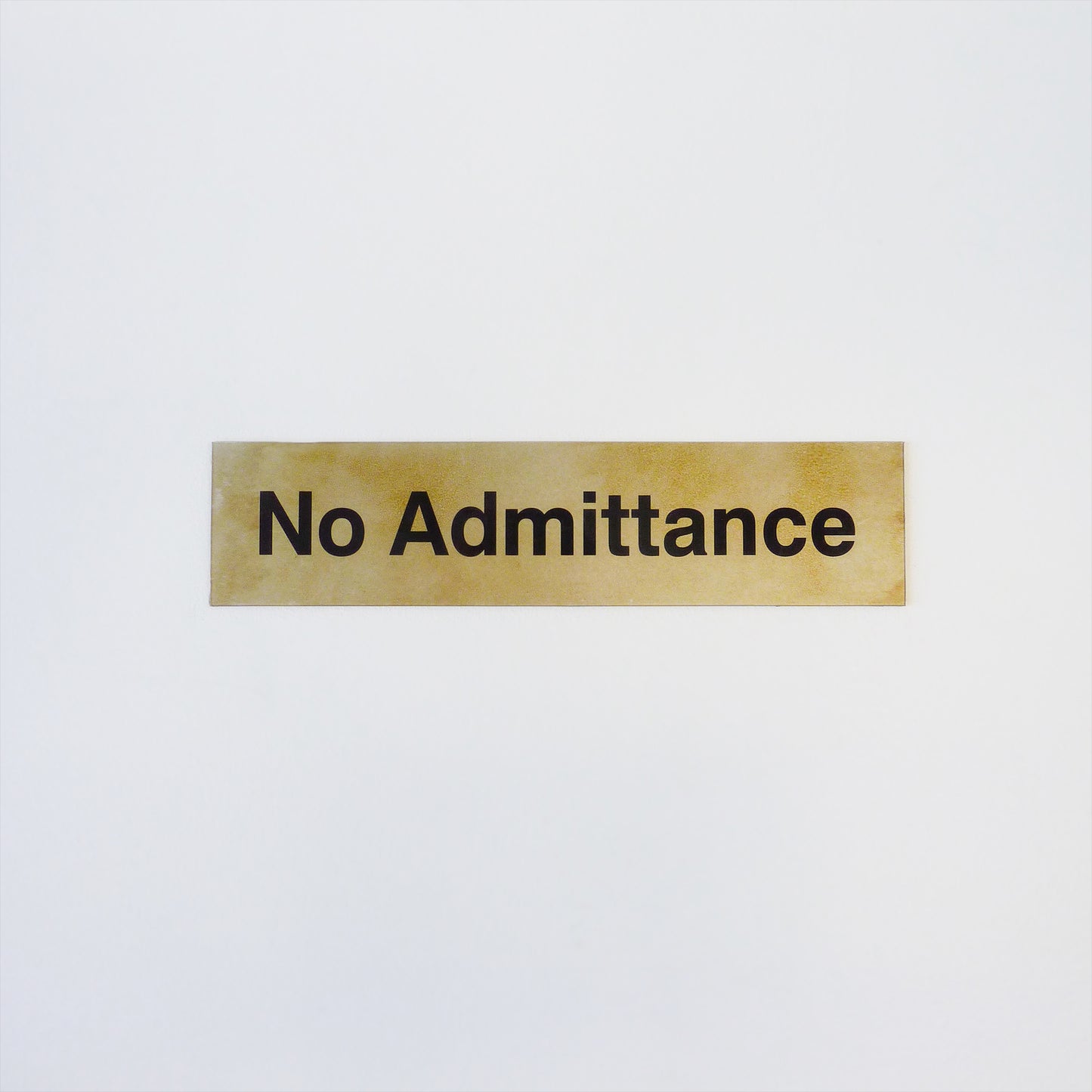 No Admittance Office Door Sign