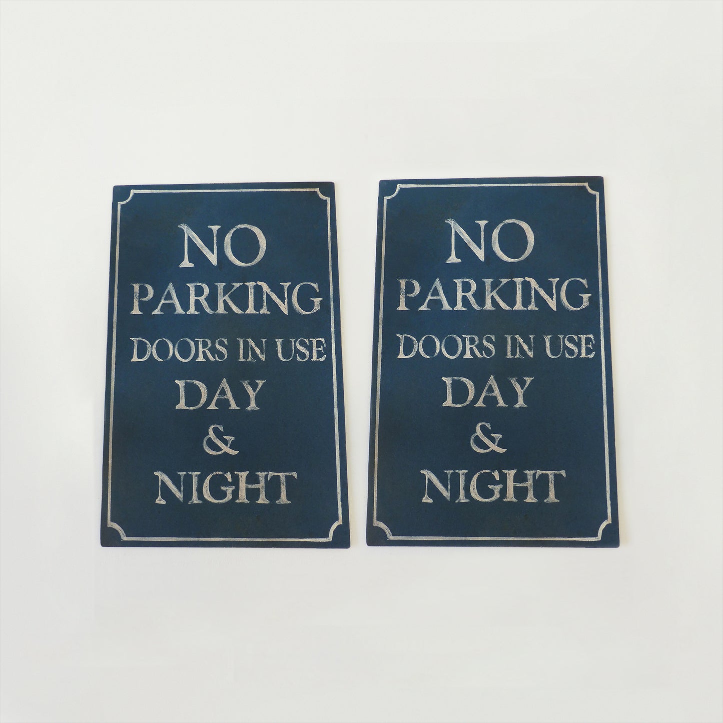 No Parking Doors In Use Sign