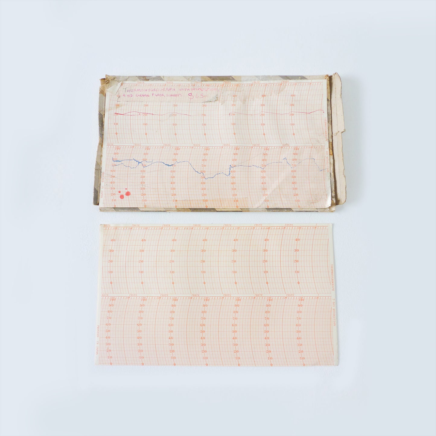 Thermohygrograph Chart Paper Set