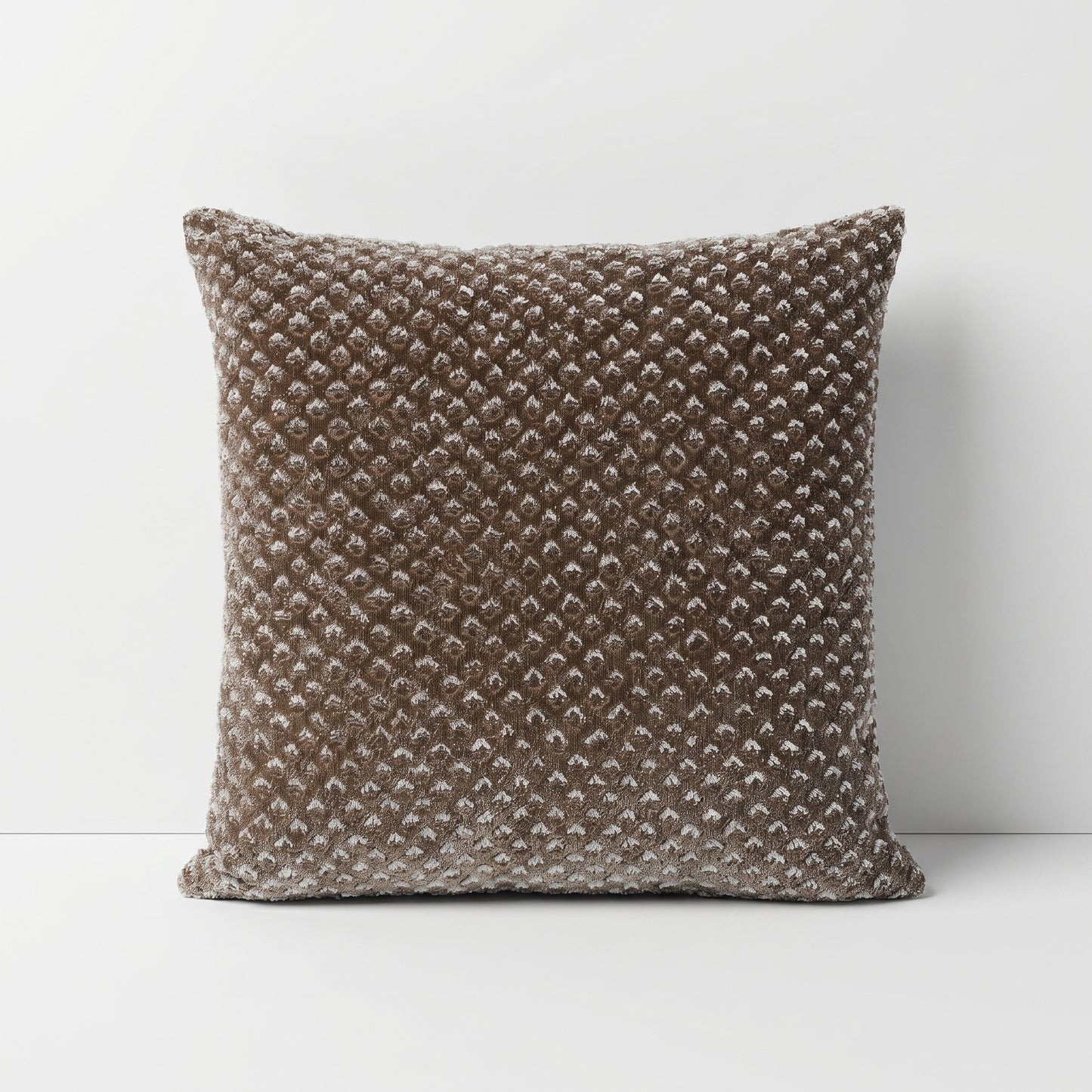 Brown Textured Cushion