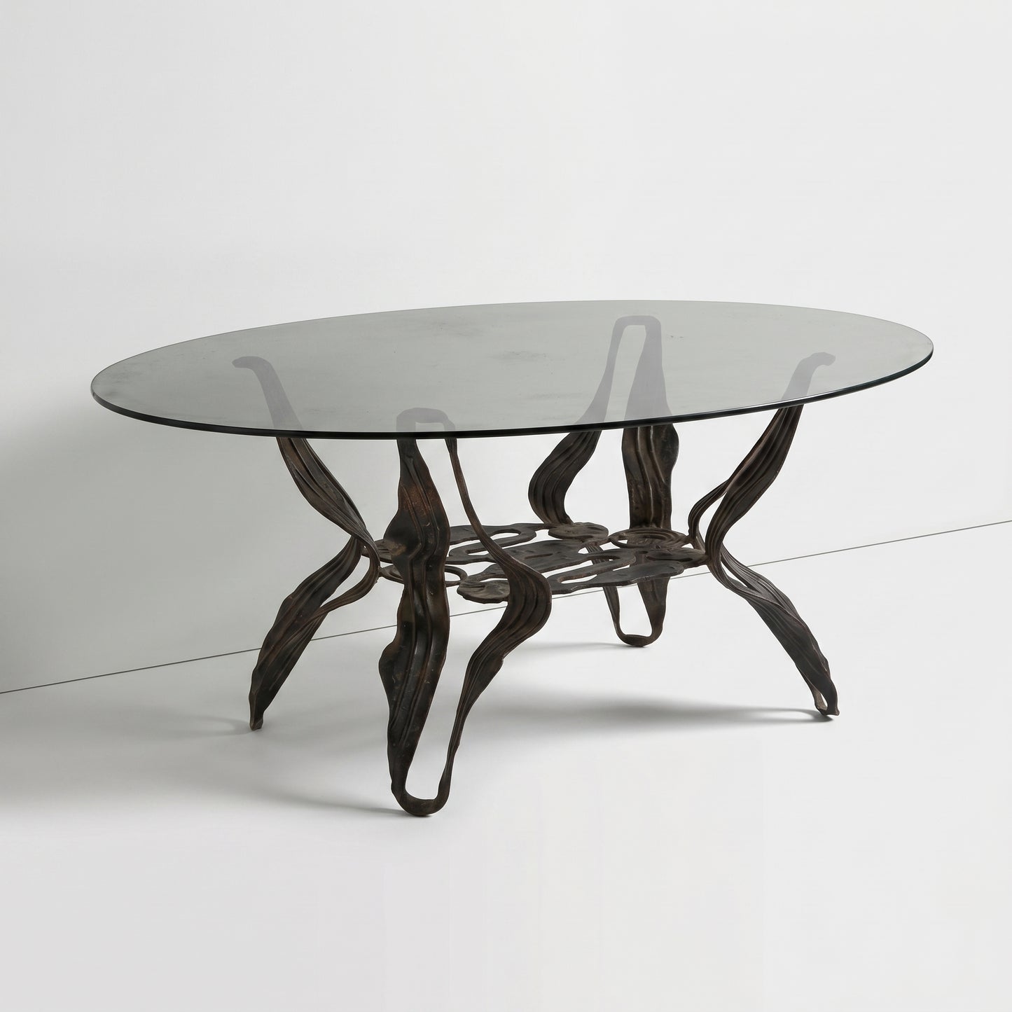 Ornate Glass Coffee Table