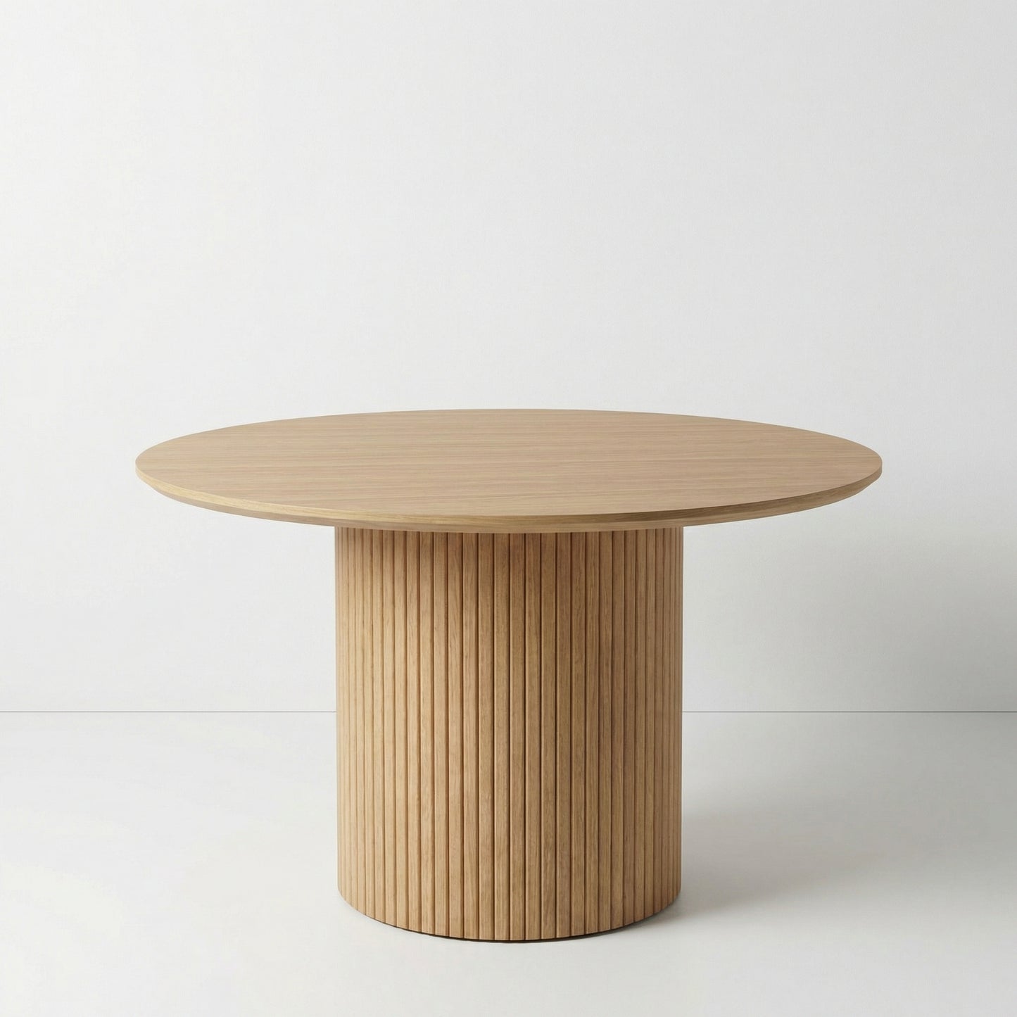 Round Tambour Dining Table