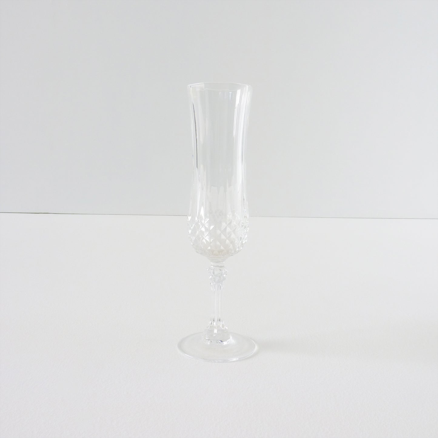 Vintage Crystal Champagne Flute Set