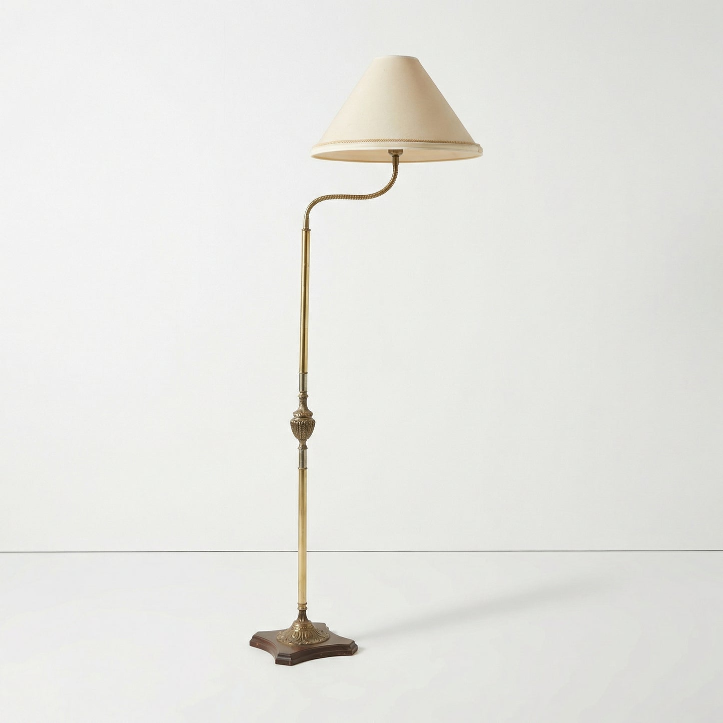 Vintage Brass Standing Lamp