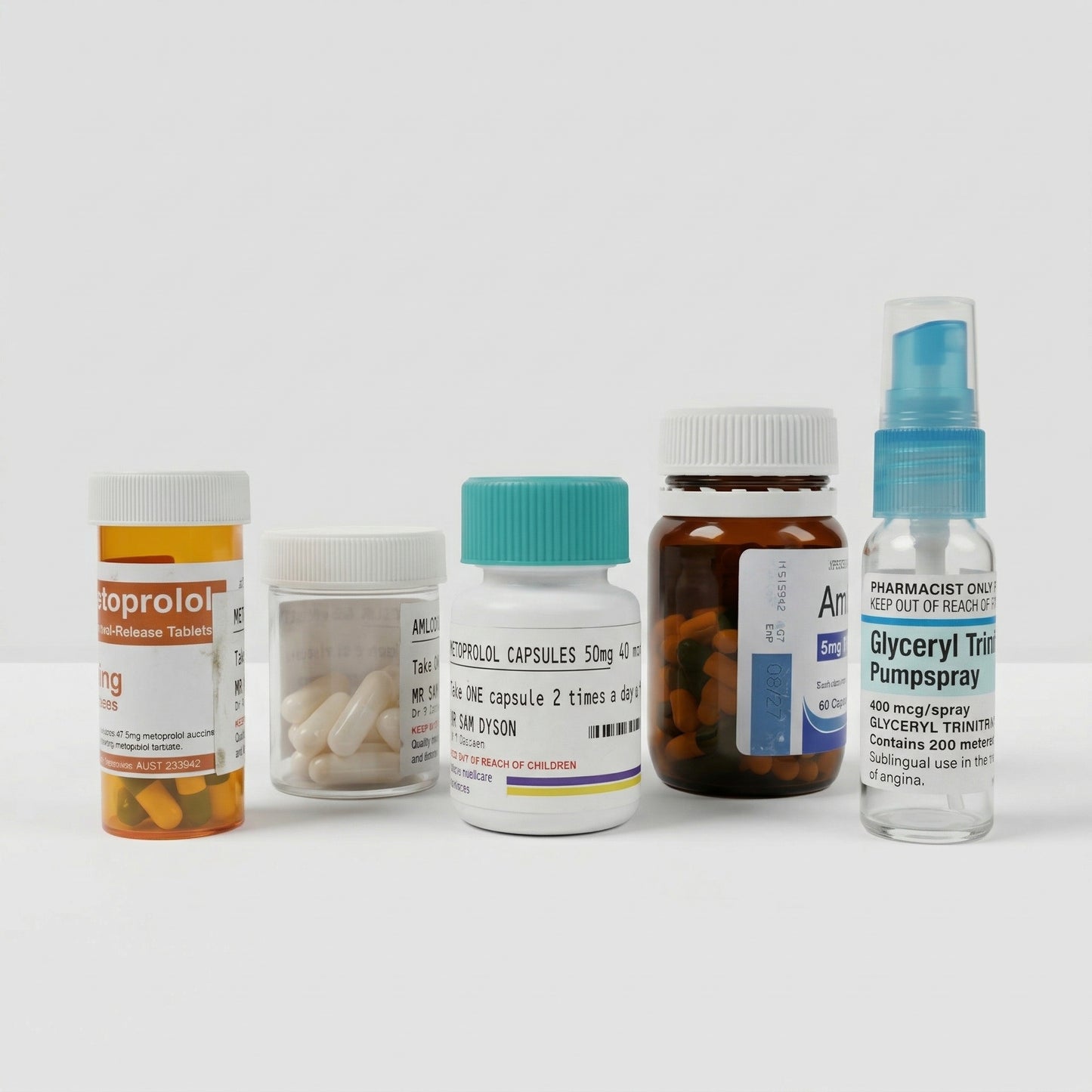 Medicine Bottle Set