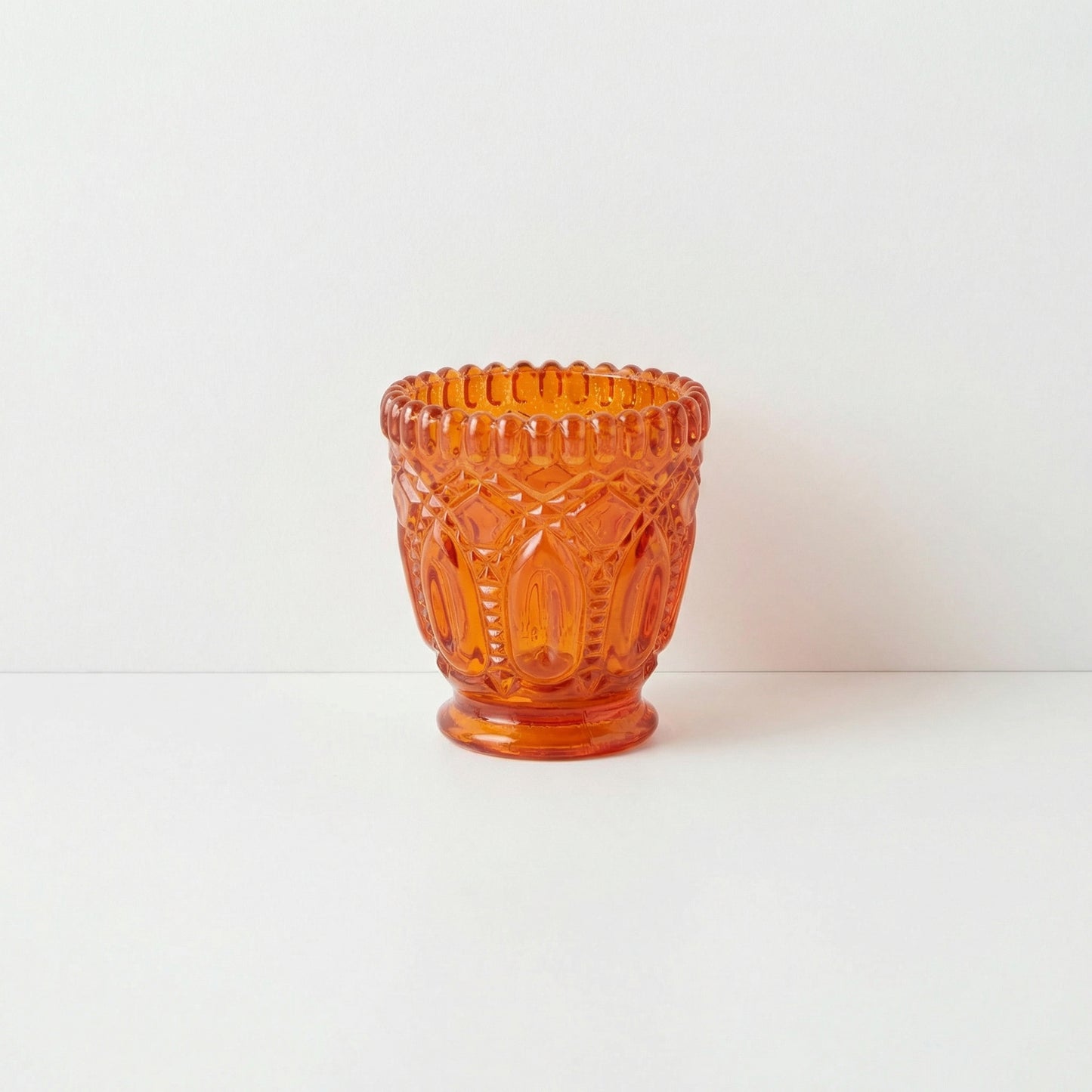 Amber Glass Votive