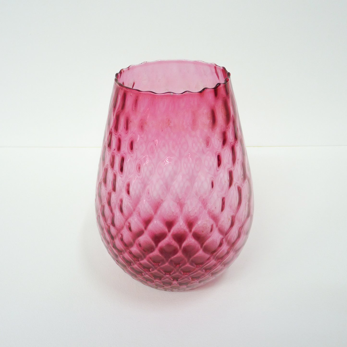 Pink Dimpled Vase