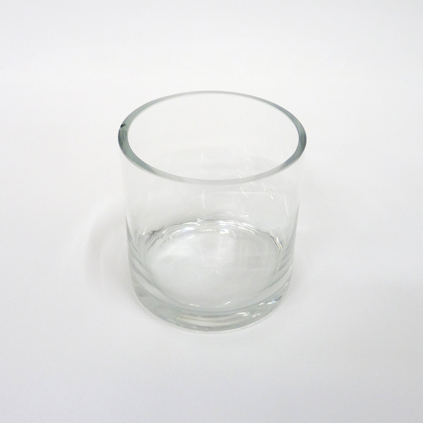 Cylindrical Glass Vase