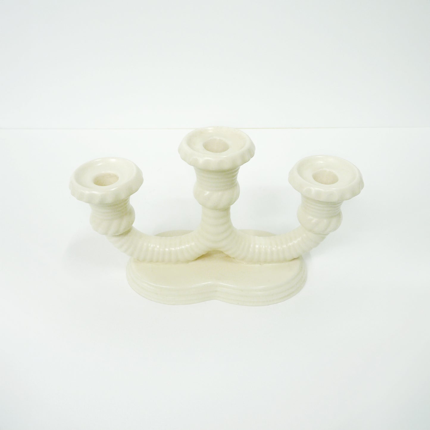 White Candleholder