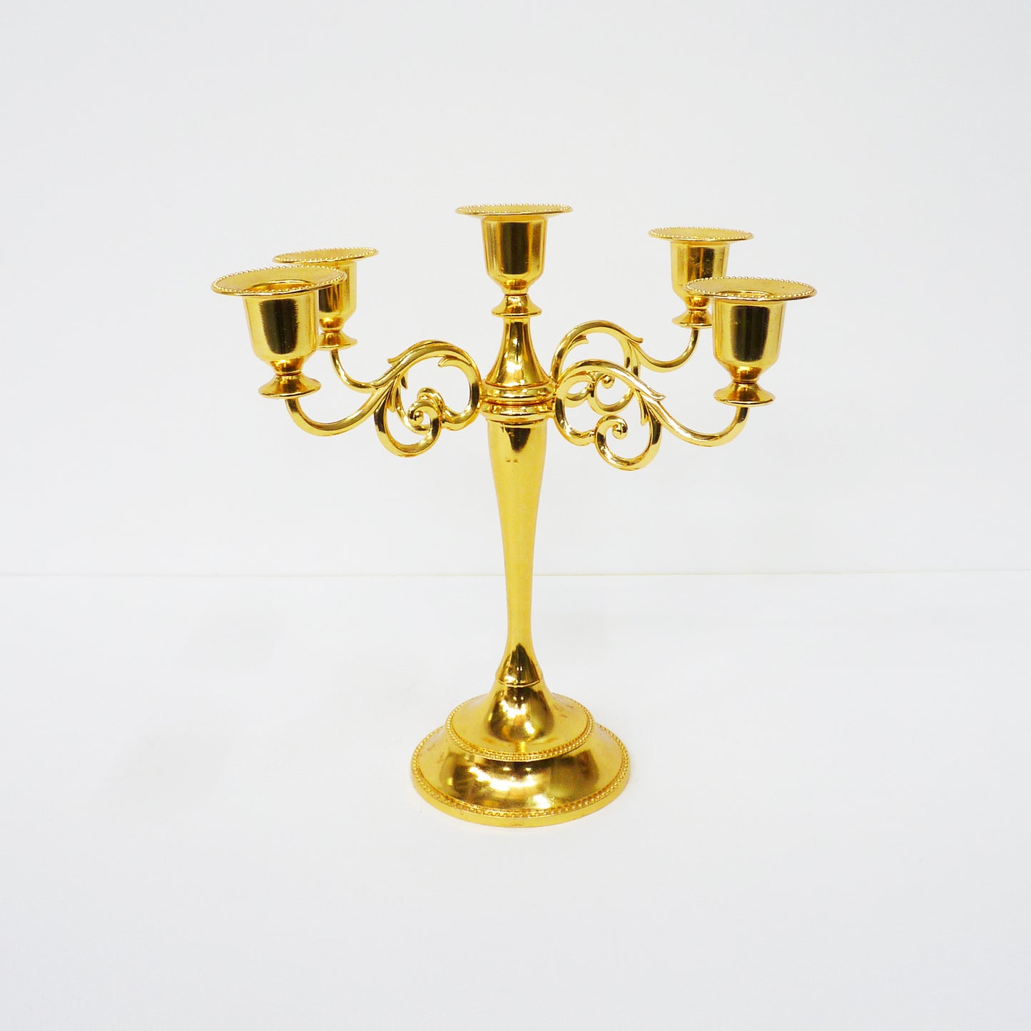 5 Arm Gold Candelabra