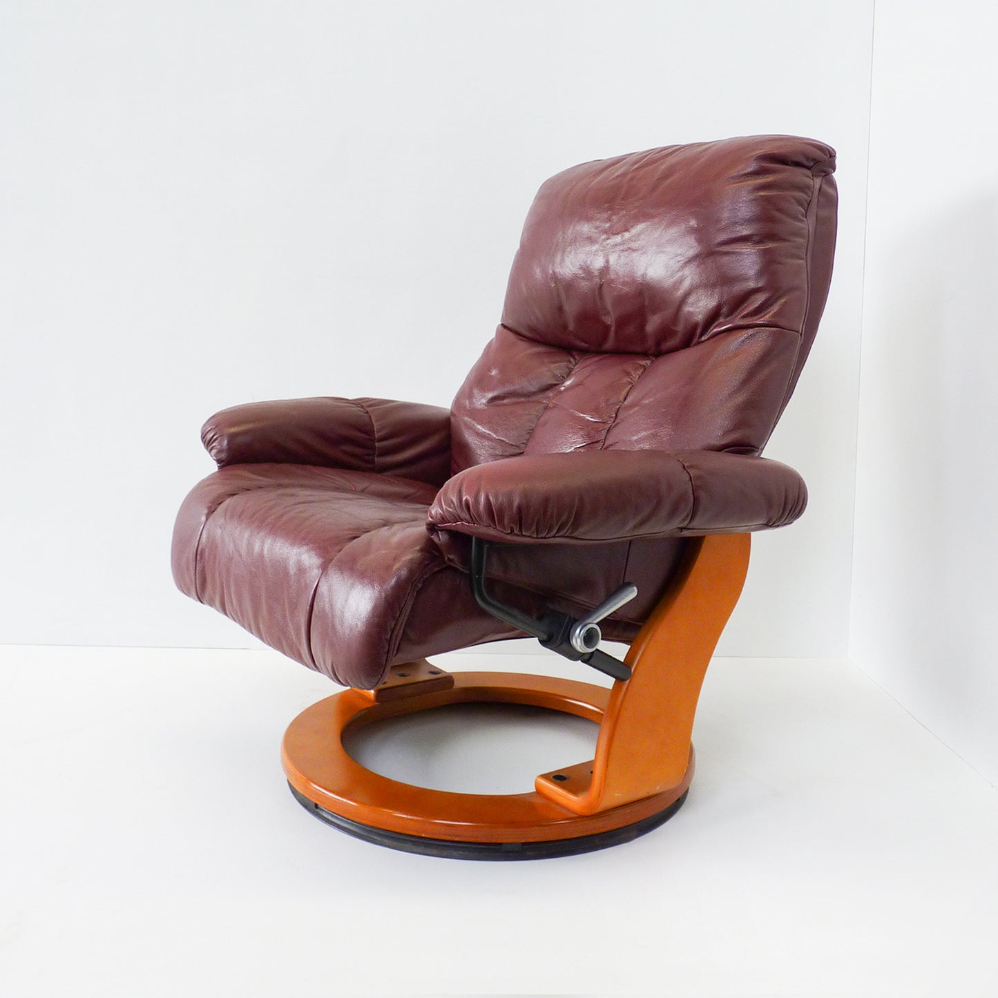 Maroon Reclining Armchair