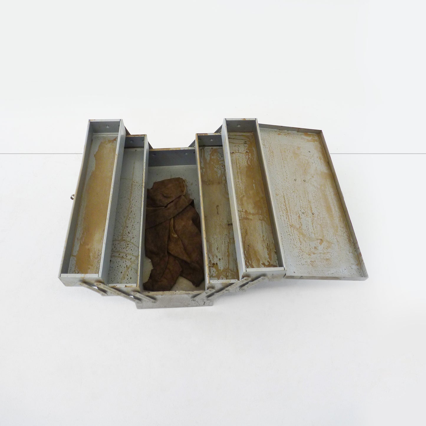 Grey Metal Expanding Toolbox