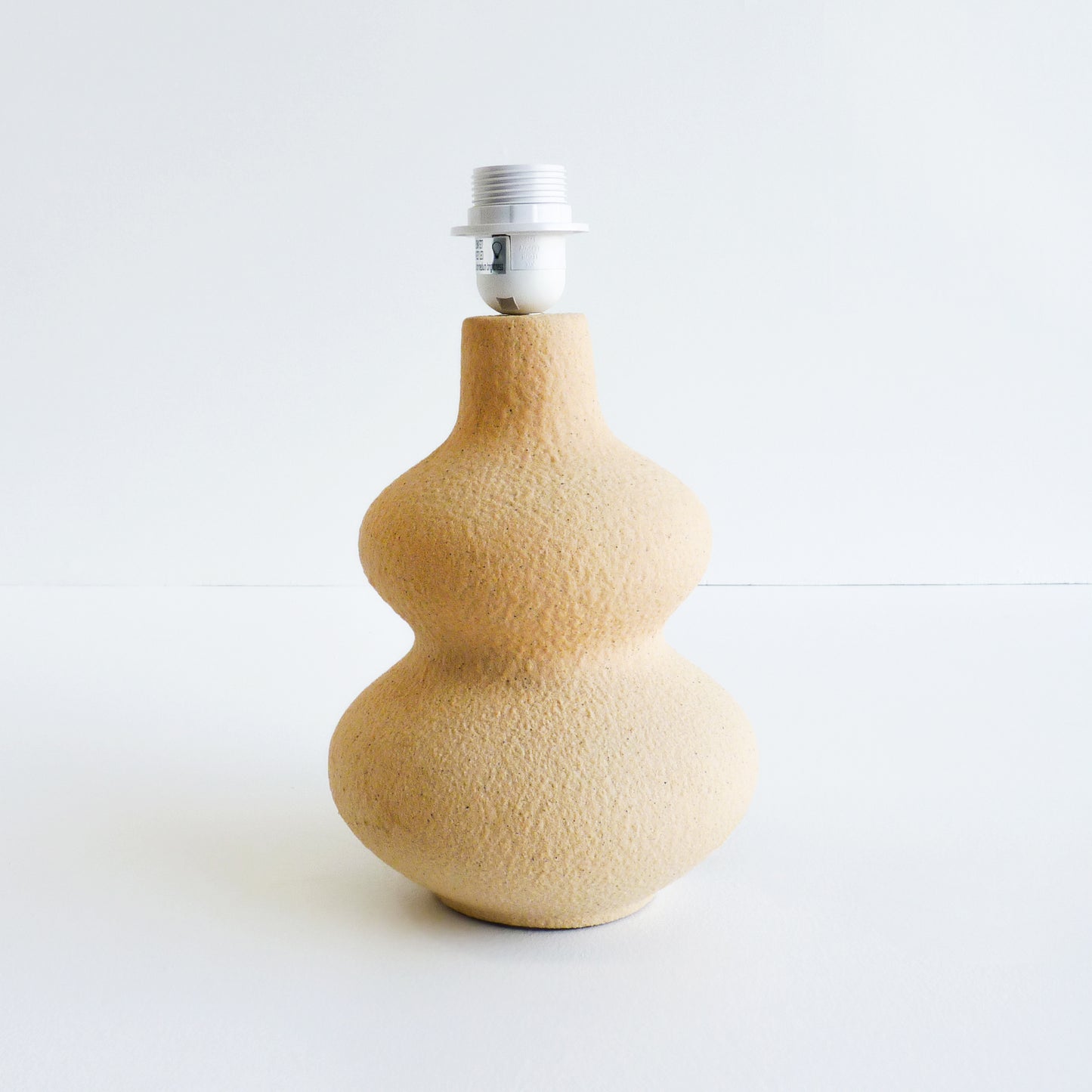 Cream Scalloped Lamp