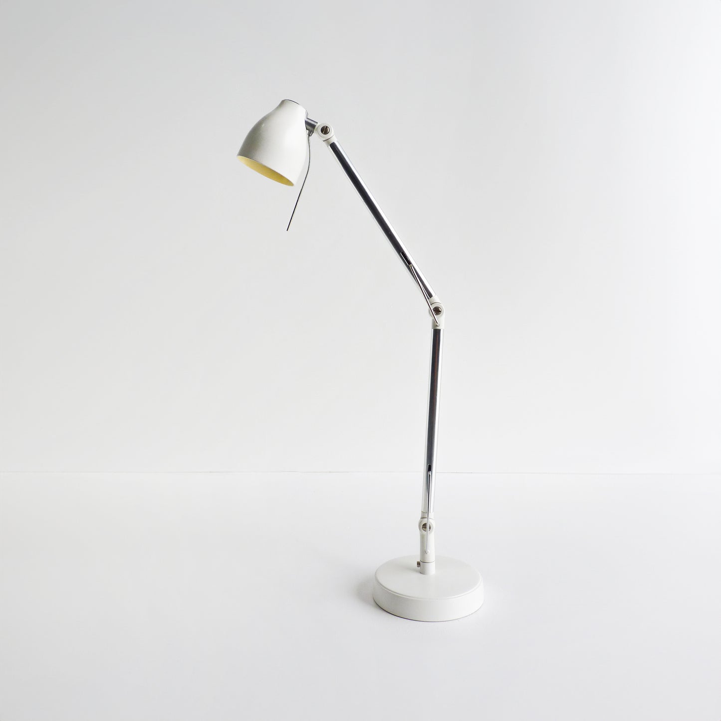 White Swing Arm Lamp