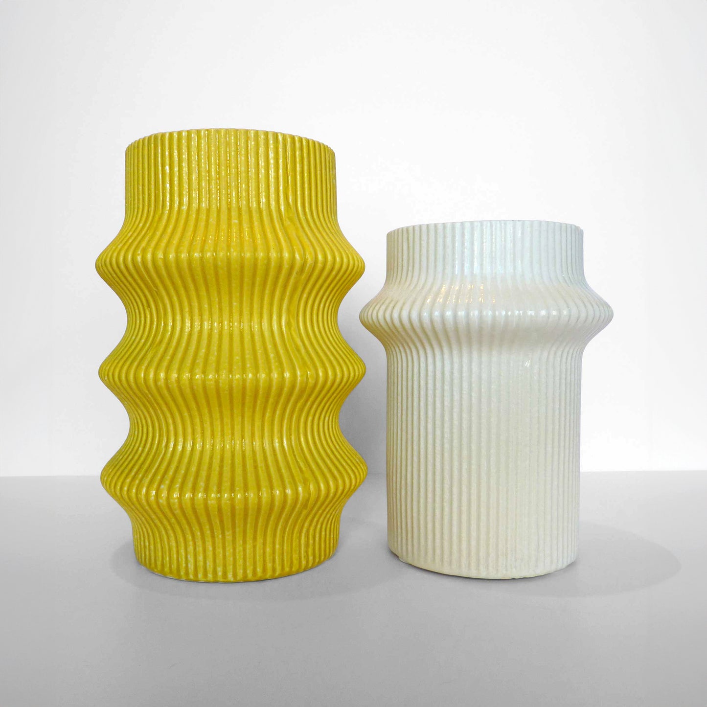 Yellow Ceramic Vase