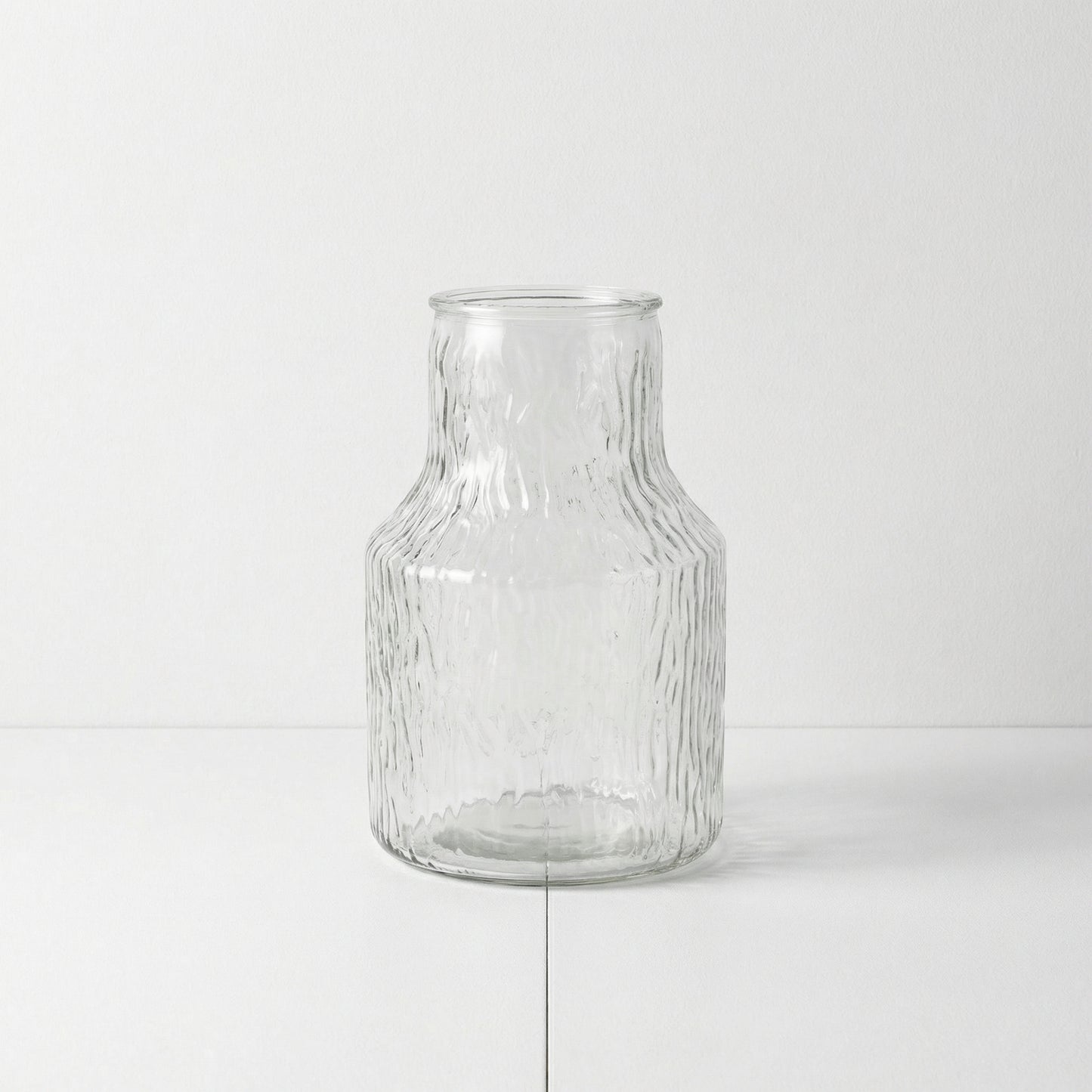 Textured Glass Vase