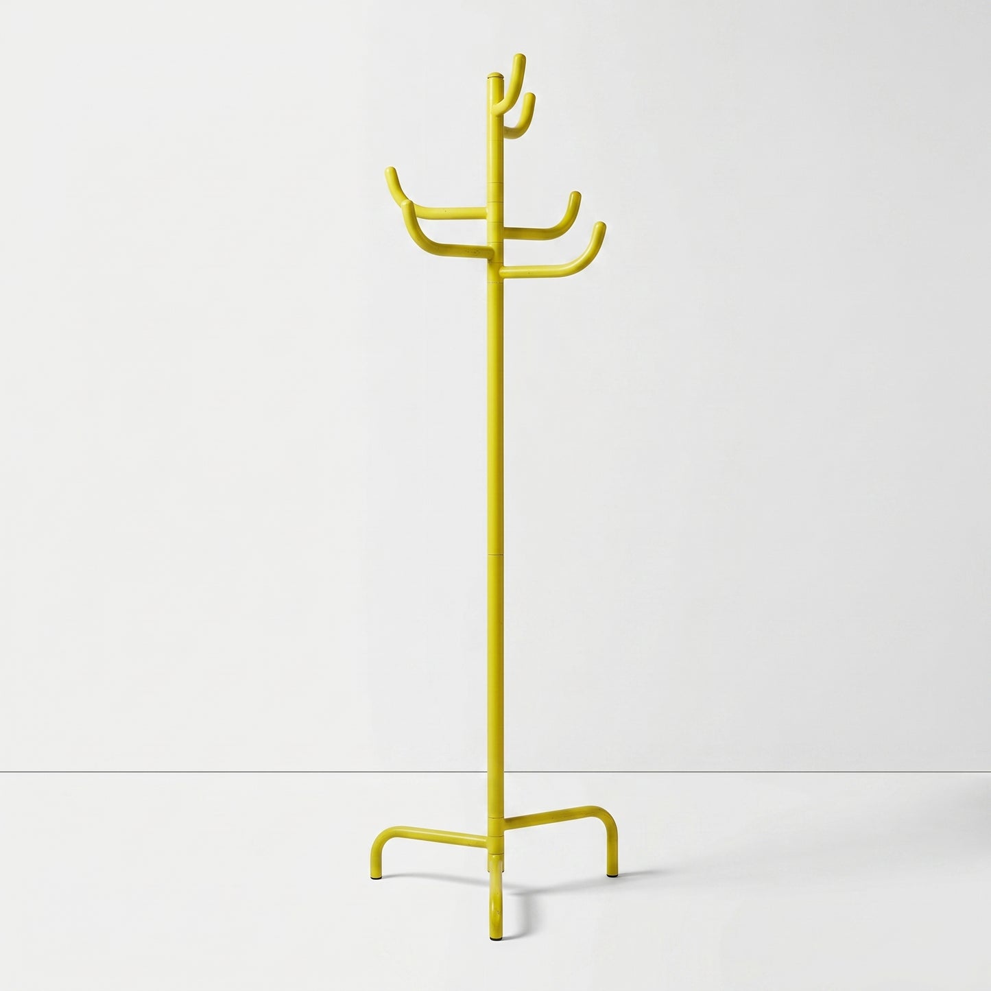 Yellow Coat Rack