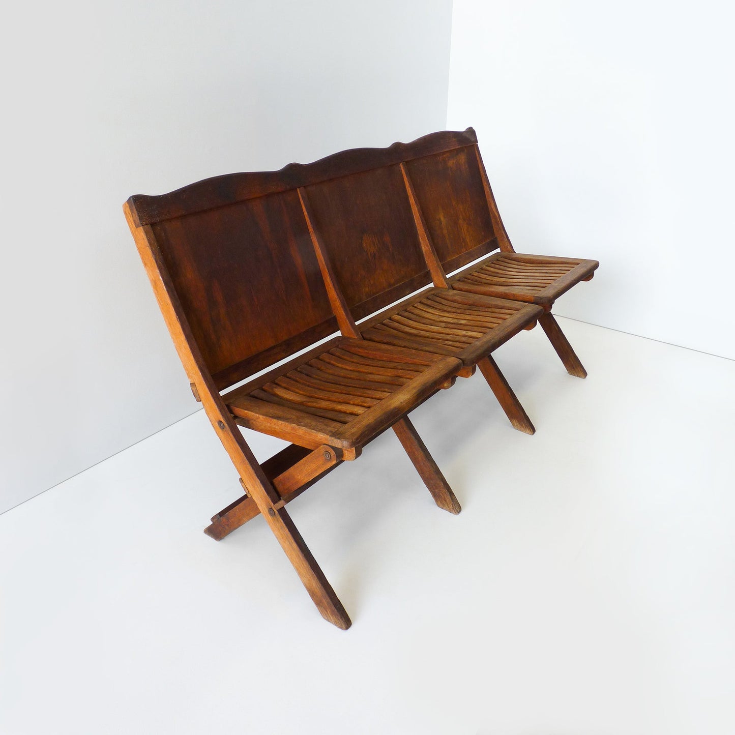 3-Seat Folding Theatre Bench Seats