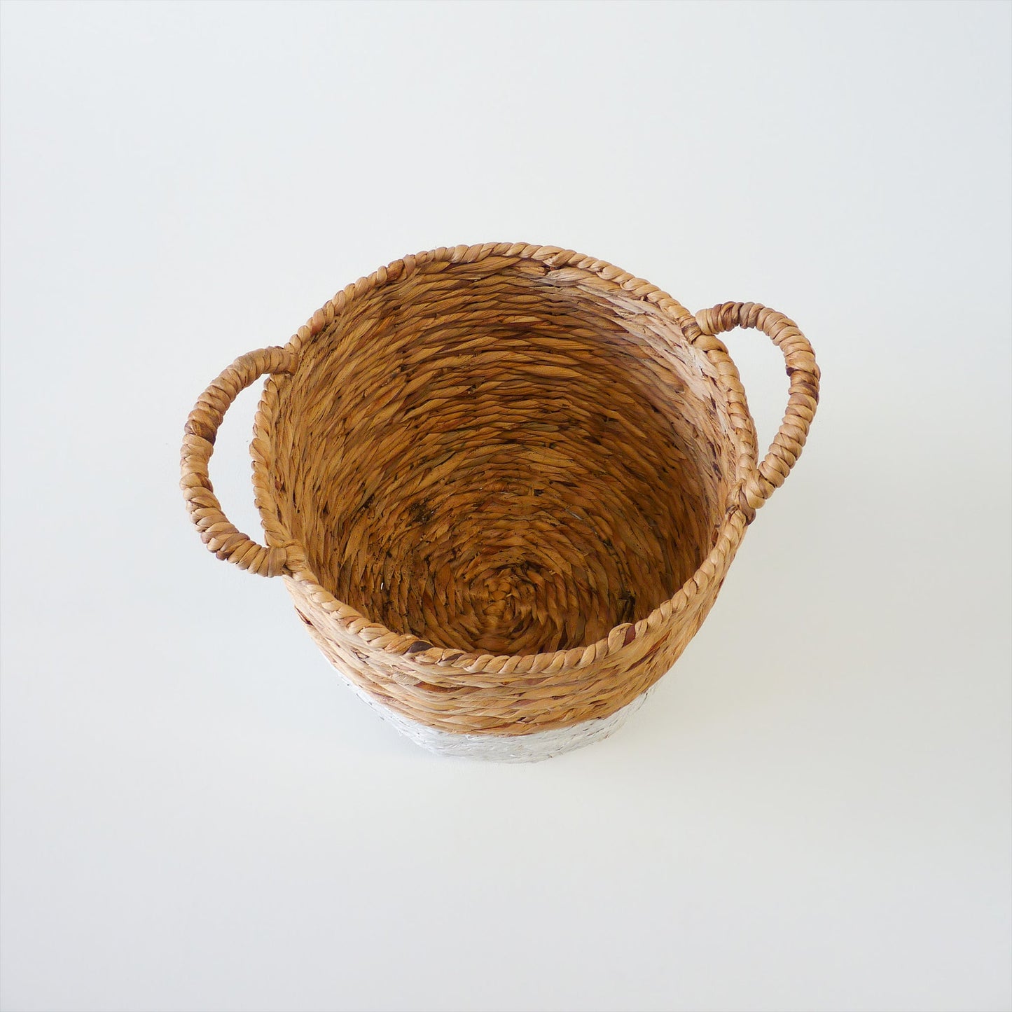 Woven Two-Tone Plant Pot