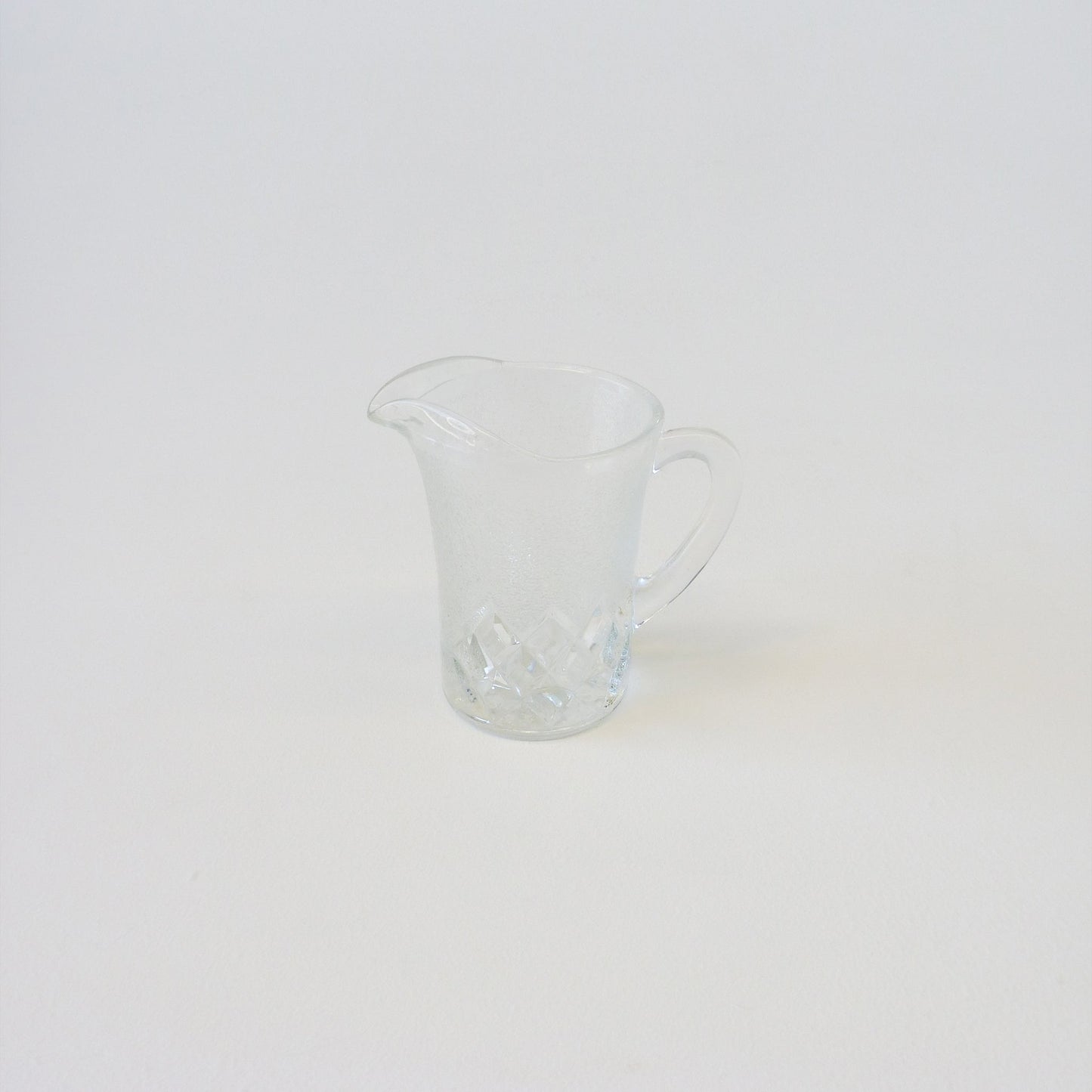 Vintage Frosted Glass Jug