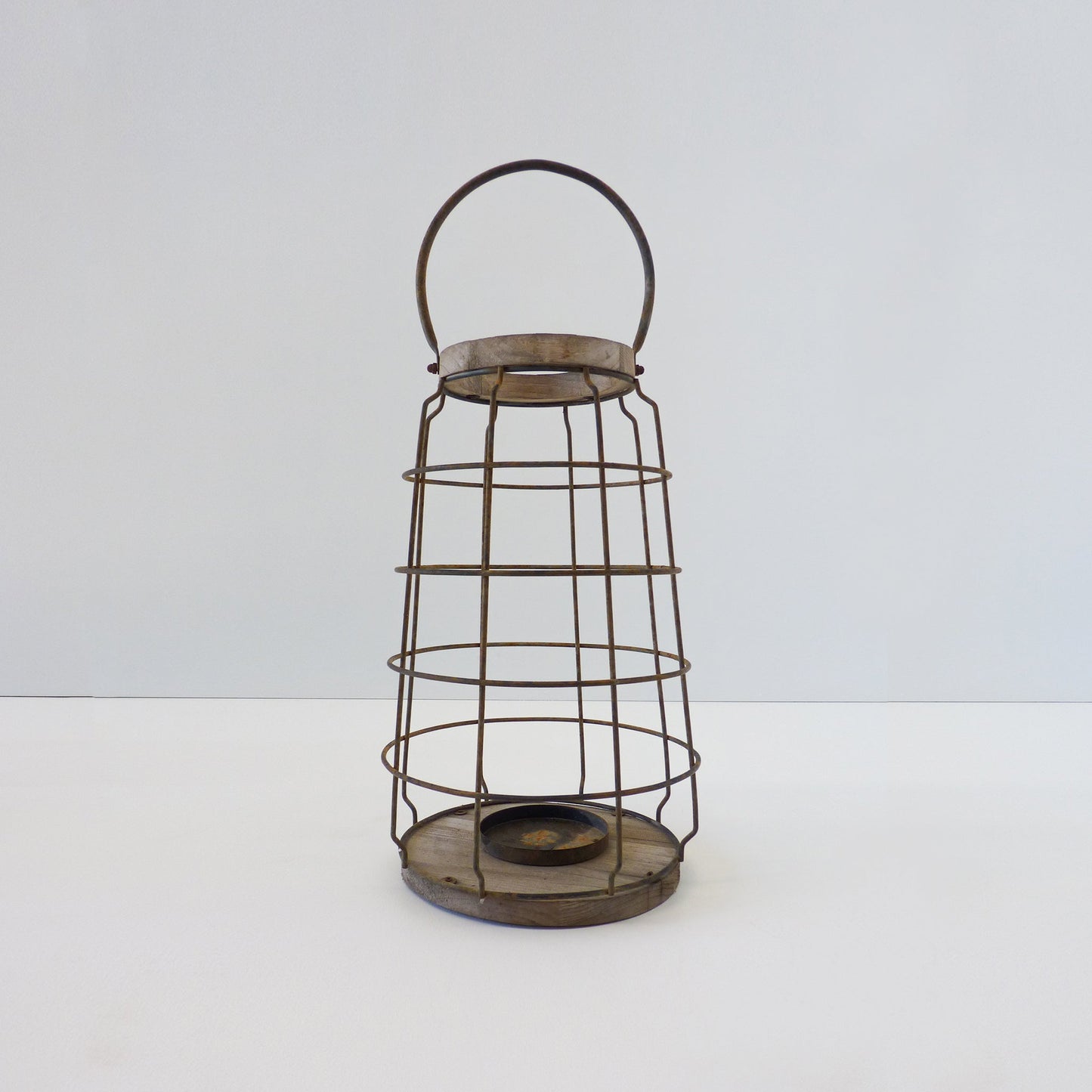 Rustic Cage Lantern