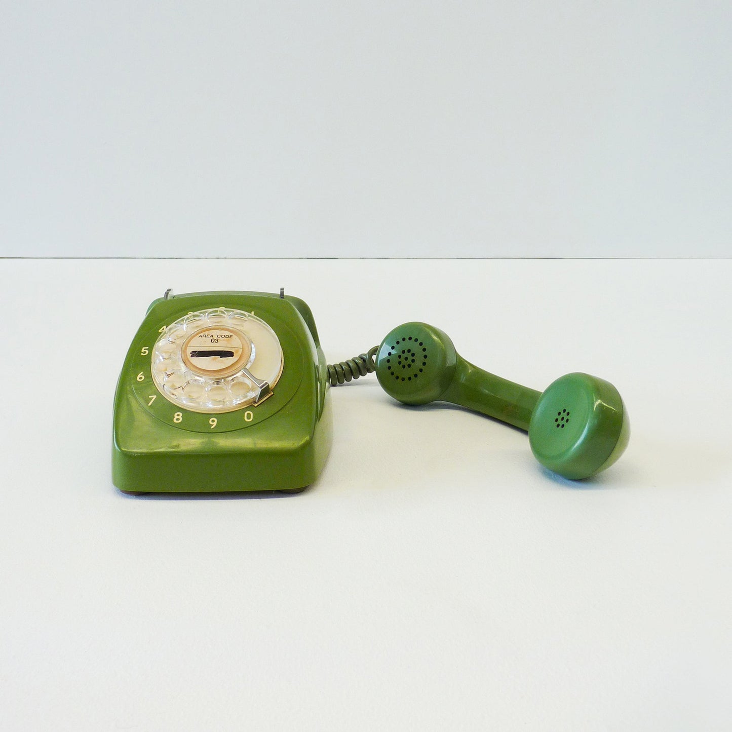 Vintage Green Rotary Phone