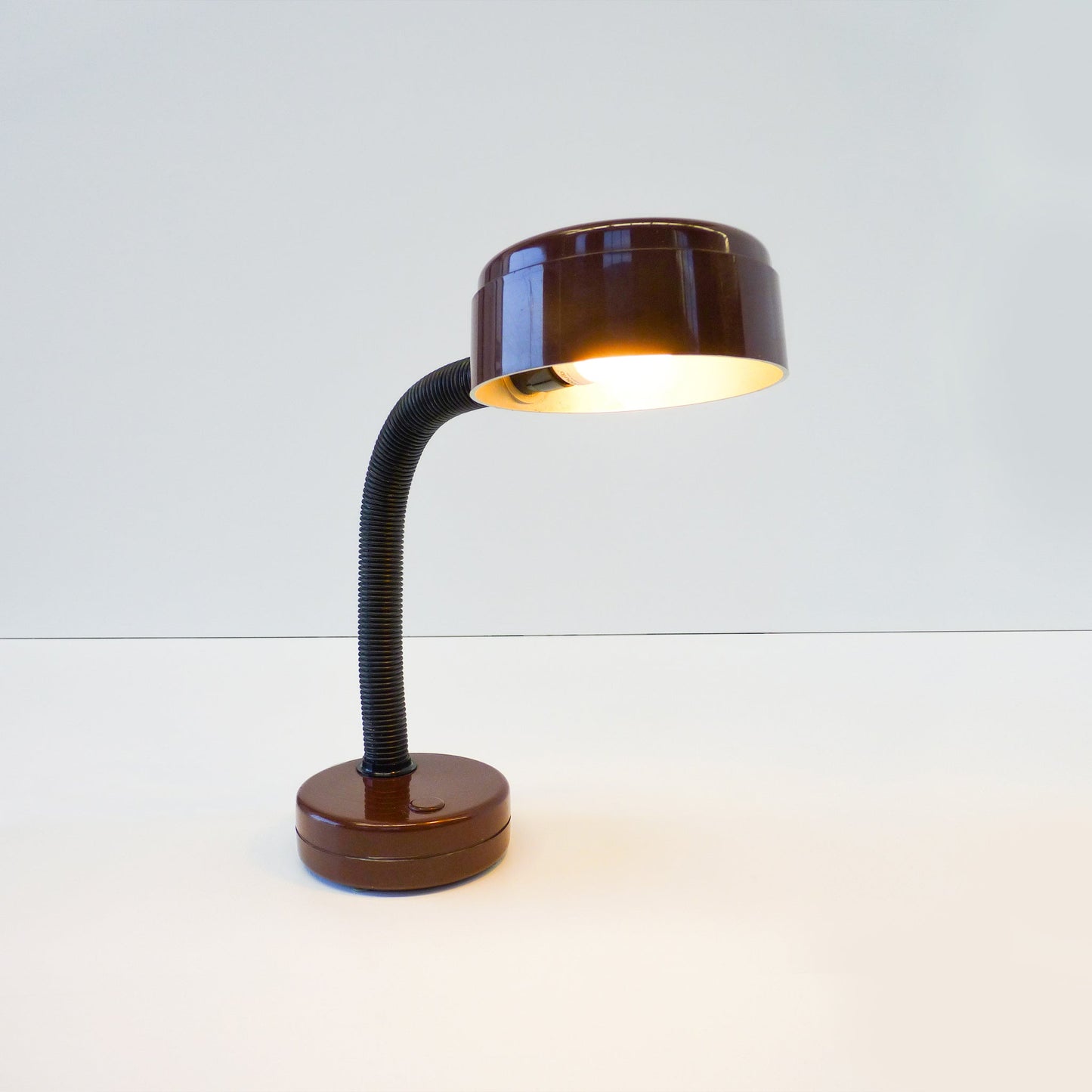 Brown Metal Desk Lamp