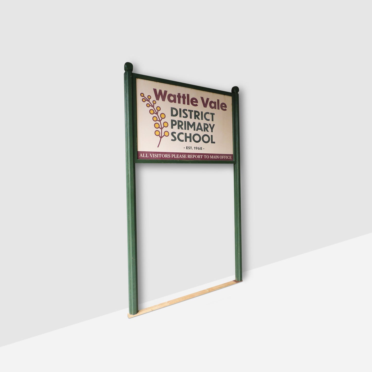 Large Timber Sign Frame