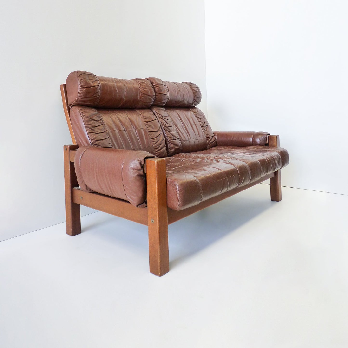 Retro Leather Sofa