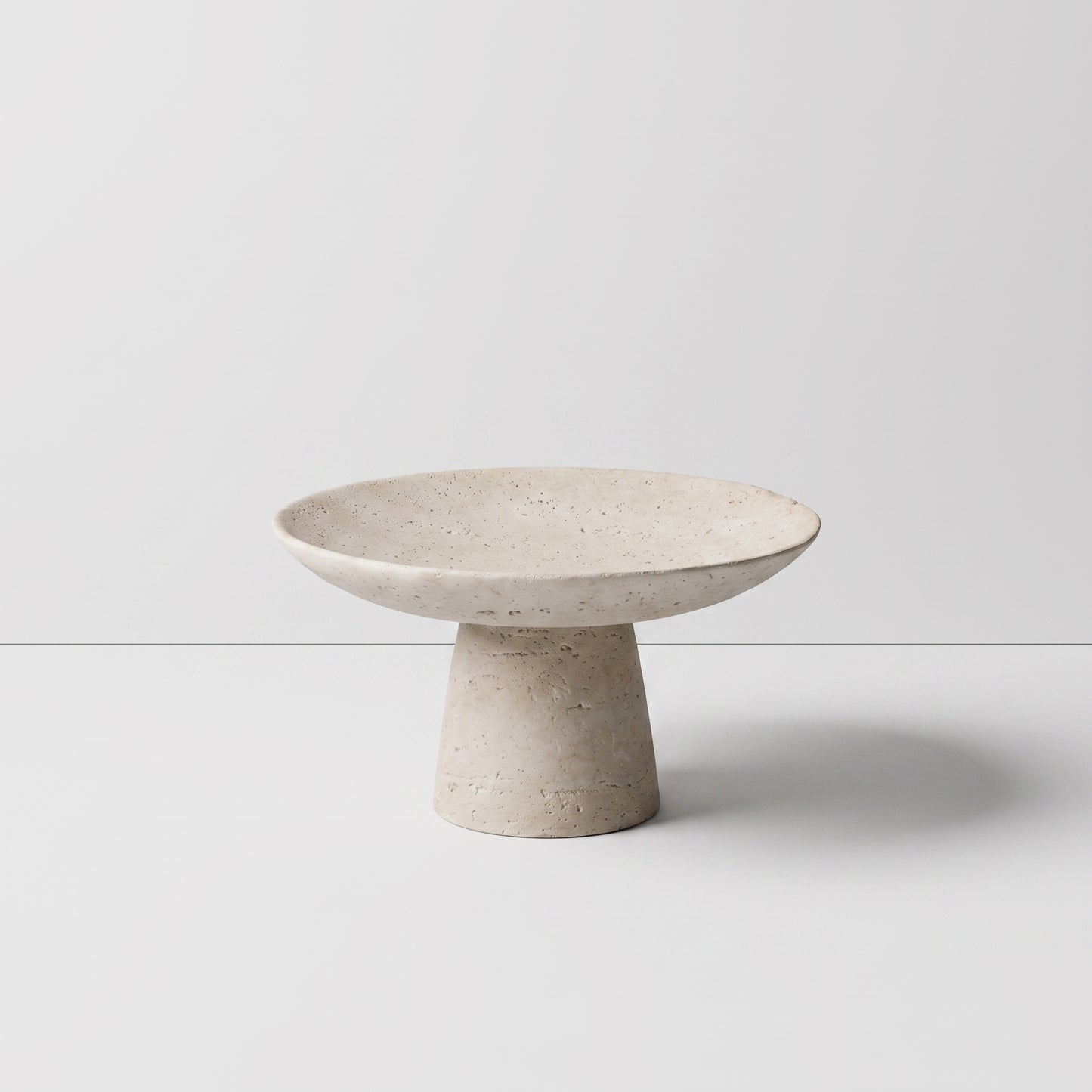 Stone Pedestal Bowl