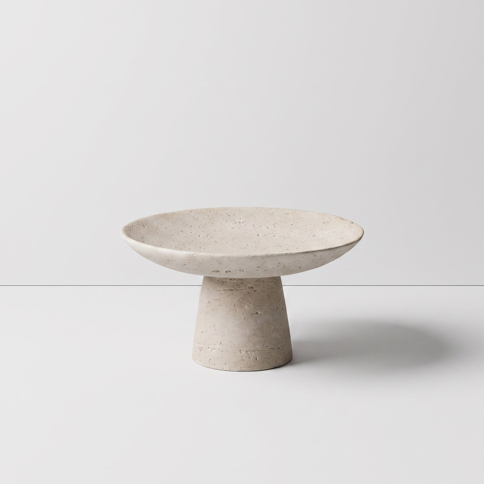 Stone Pedestal Bowl