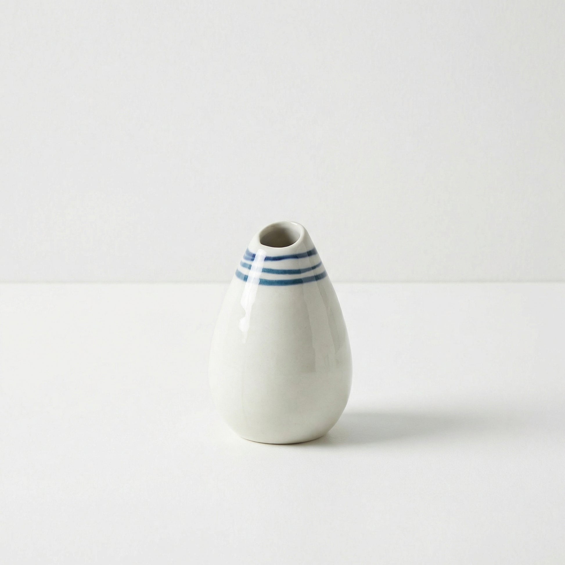 Small Striped Bud Vase