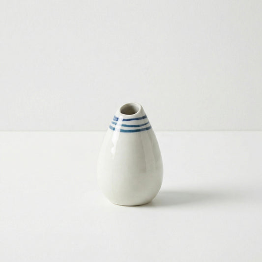 Small Striped Bud Vase