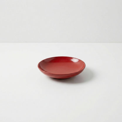 Red Sake Saucer