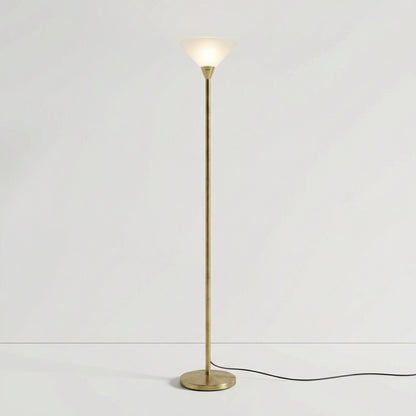 Brass Uplighter Floor Lamp