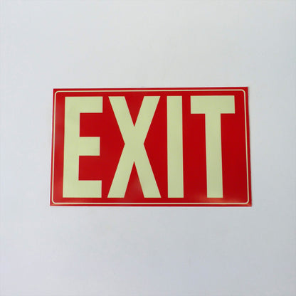 Red US Style Exit Graphic