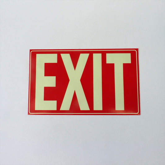 Red US Style Exit Graphic
