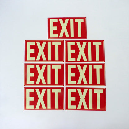 Red US Style Exit Graphic