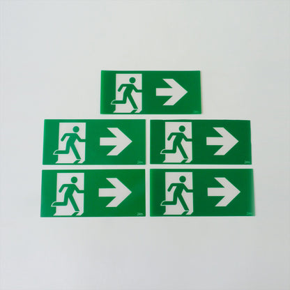 Right Arrow Exit Sign Graphic
