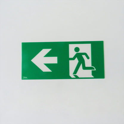 Left Arrow Exit Sign Graphic