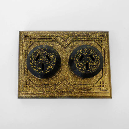 Art Deco Power Outlet Cover