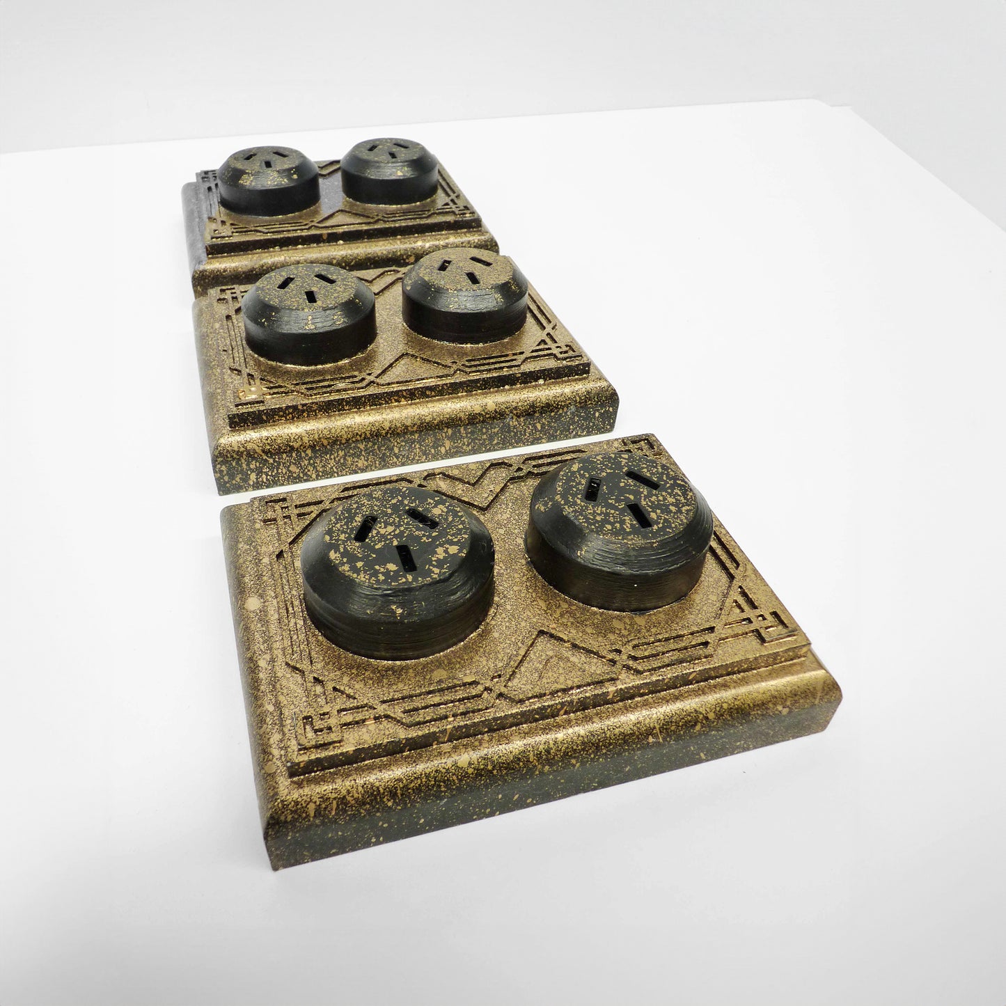 Art Deco Power Outlet Cover