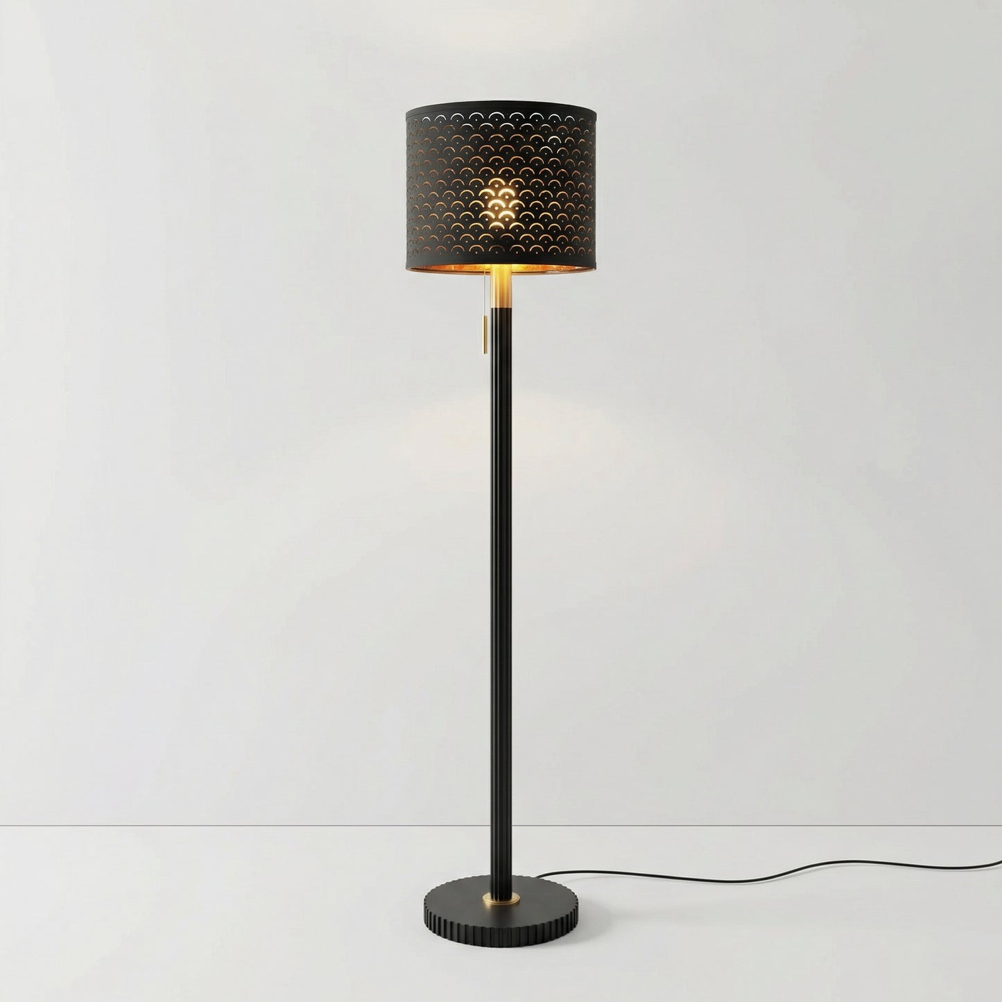 Black and Gold Standing Lamp