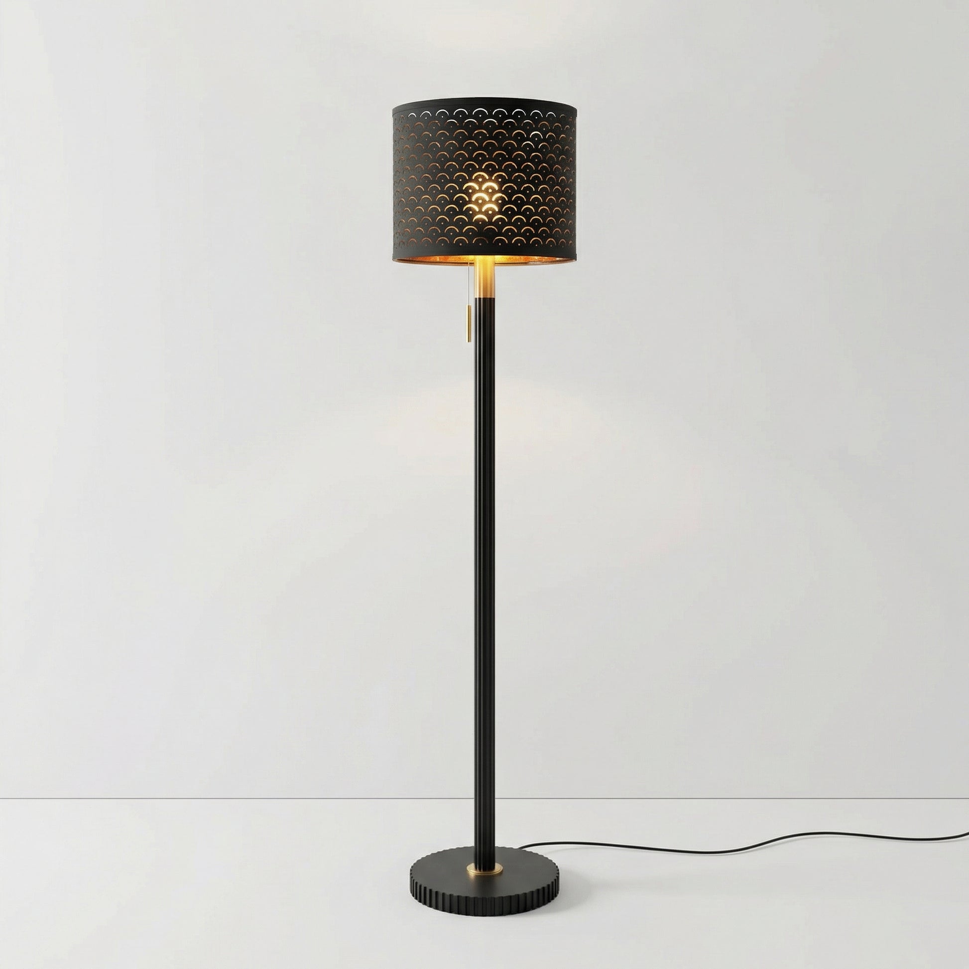 Black and Gold Standing Lamp